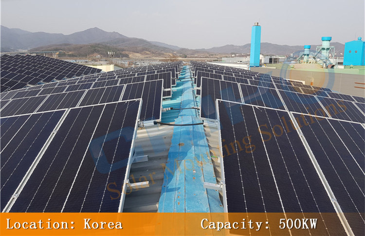 韓國500KW屋頂項目-晨科光伏支架CK-CTA系列的應(yīng)用 韓國500KW屋頂項目-晨科光伏支架CK-CTA系列的應(yīng)用